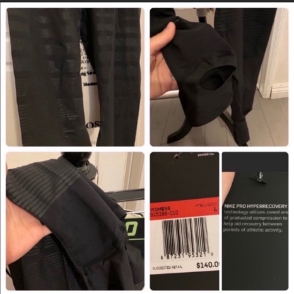 Nike Pro Recovery Hypertight Training Tights Large - Picture 4 of 5